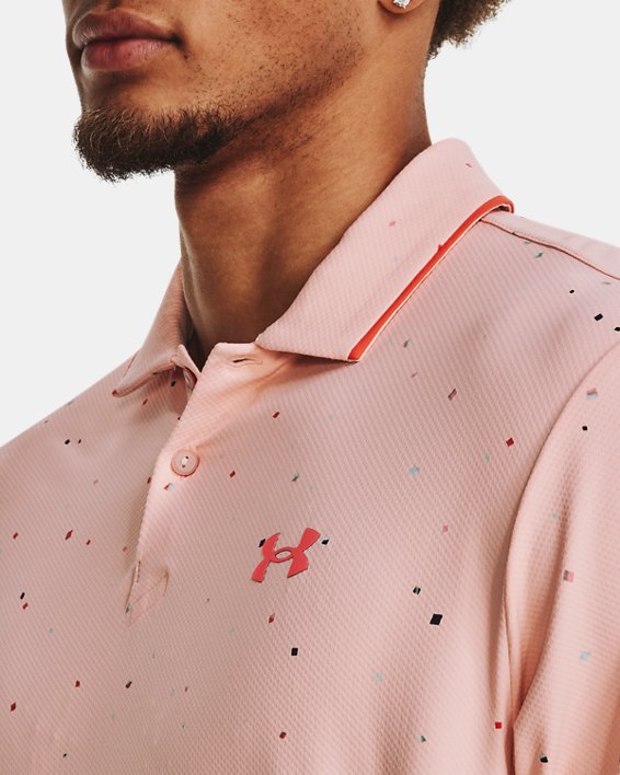Men's UA Iso-Chill Verge Polo in Pink image number 3
